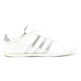 ADIDAS Low Top Trainers White Leather Womens UK 8