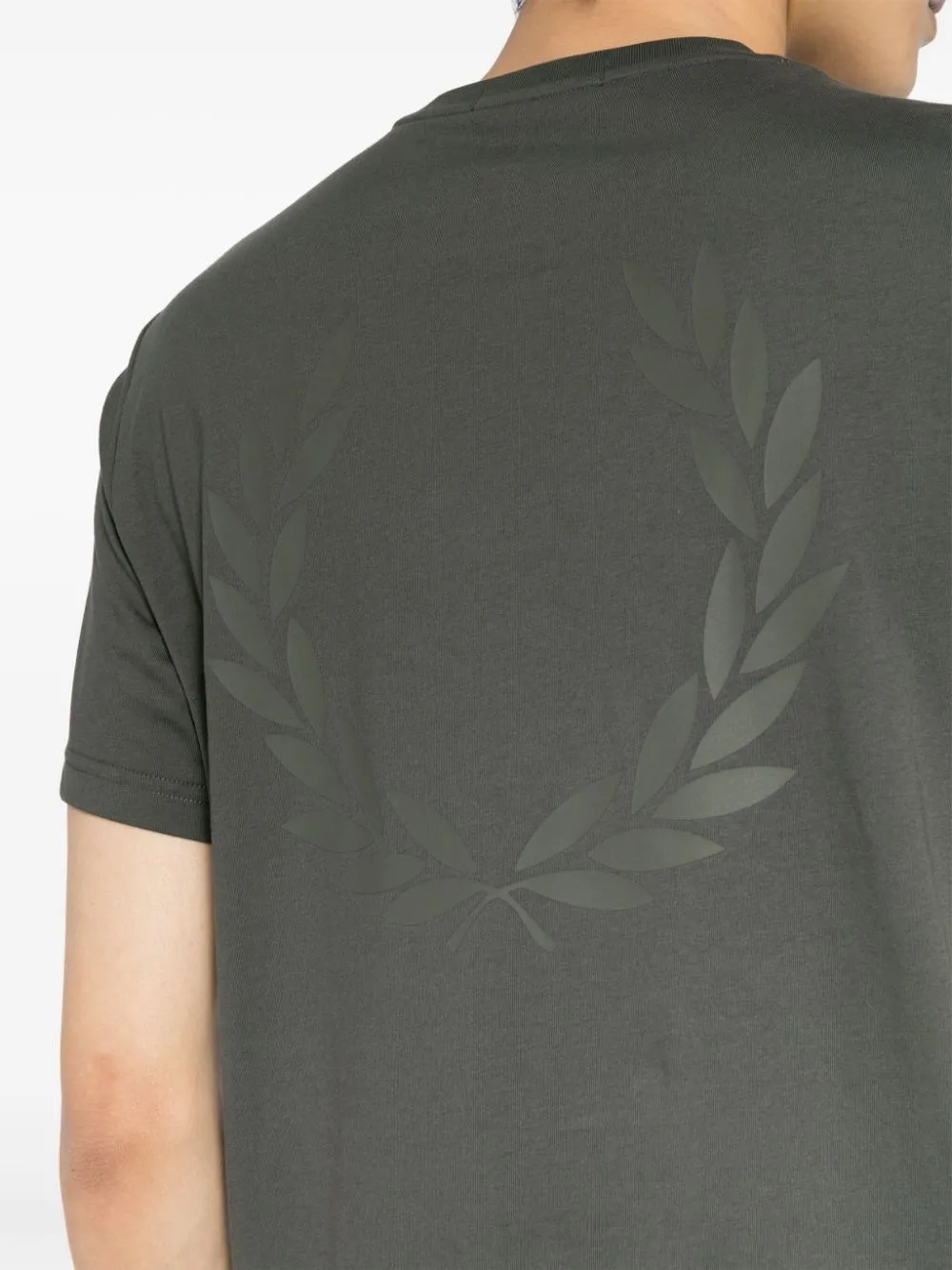 Laurel Wreath-print crew-neck T-shirt