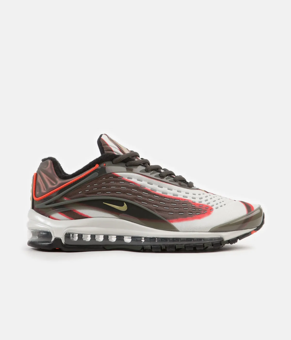 Nike Air Max Deluxe Shoes - Sequoia / Camper Green - Team Orange - Black