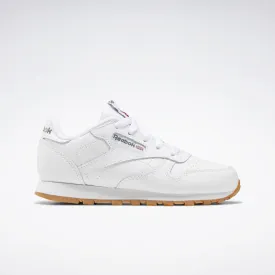 Reebok Footwear Kids Classic Leather Shoes - Preschool WHITE/GUM