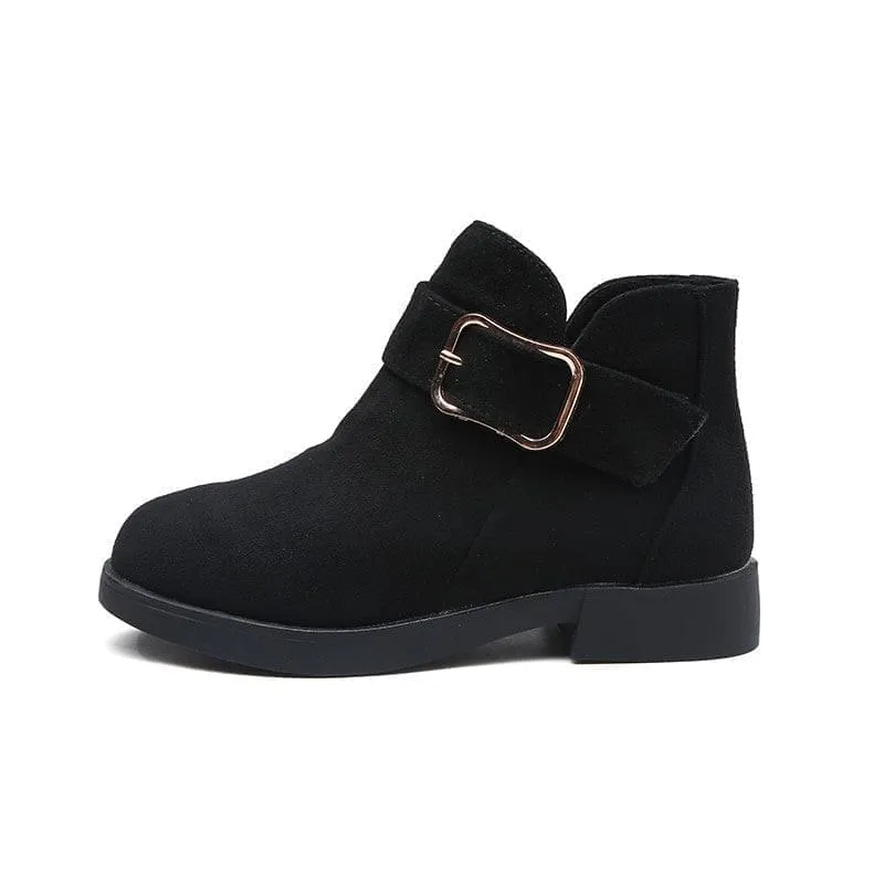 Stylish Suede Leather Boots For Girl's - GlamzLife